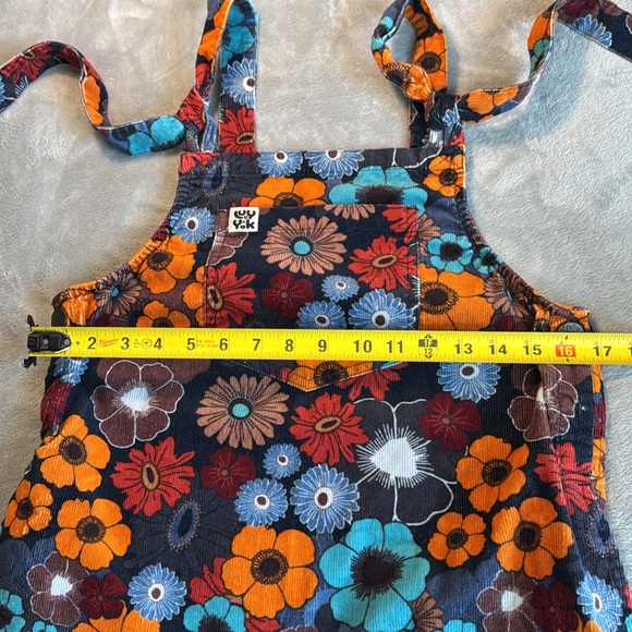 Lucy & Yak Lucy Freyja Corduroy Dress Dawn Floral Print Size Small - Picture 13 of 16